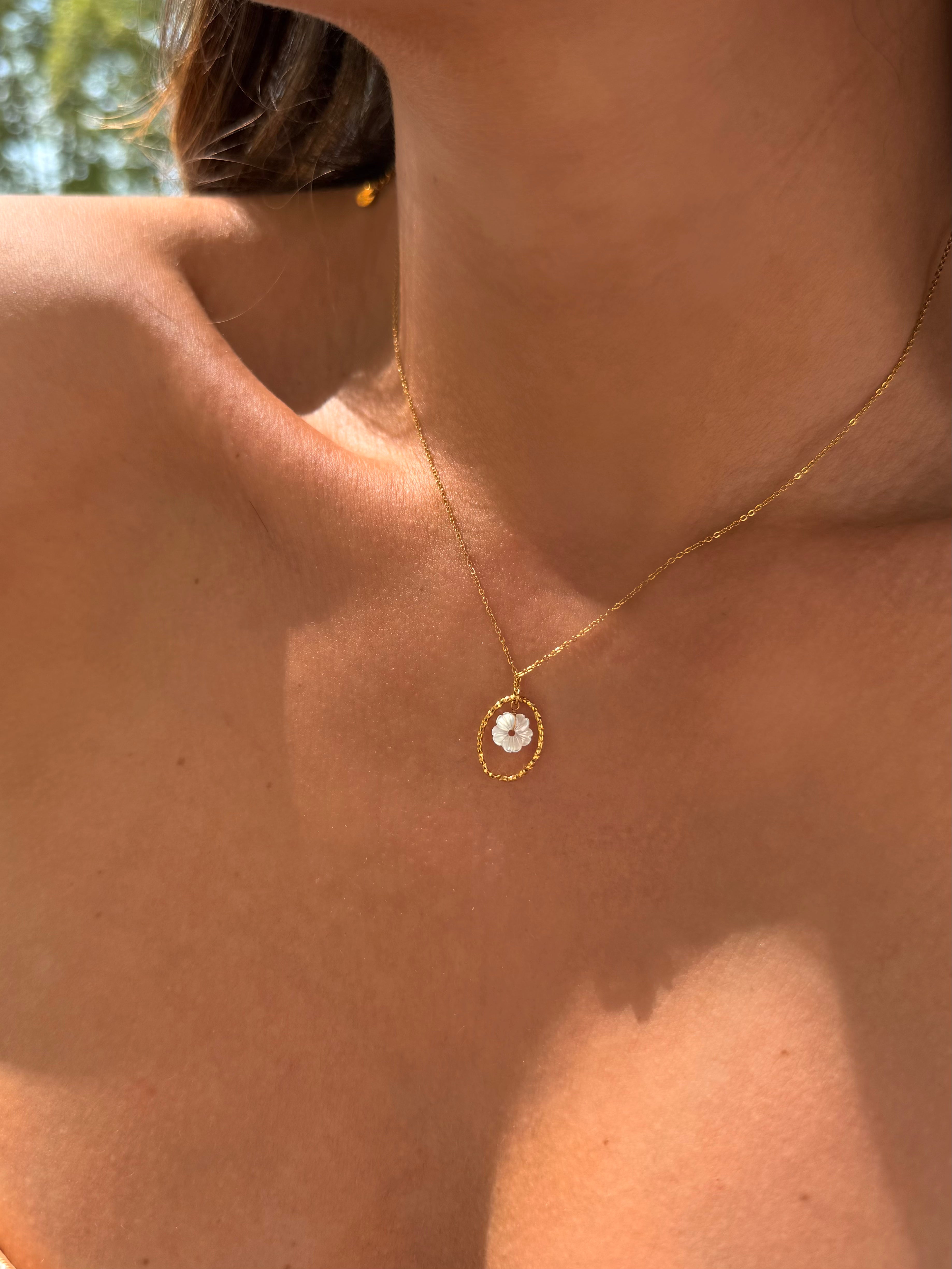 collier délicat en acier inoxydable pour femmes