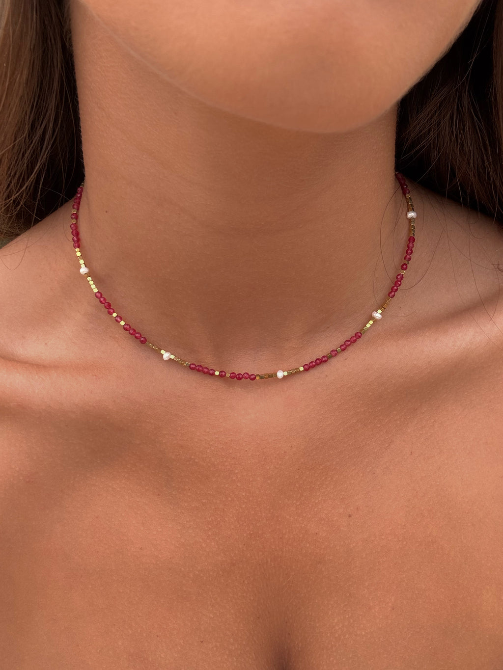 collier en pierres naturelles pour femmes