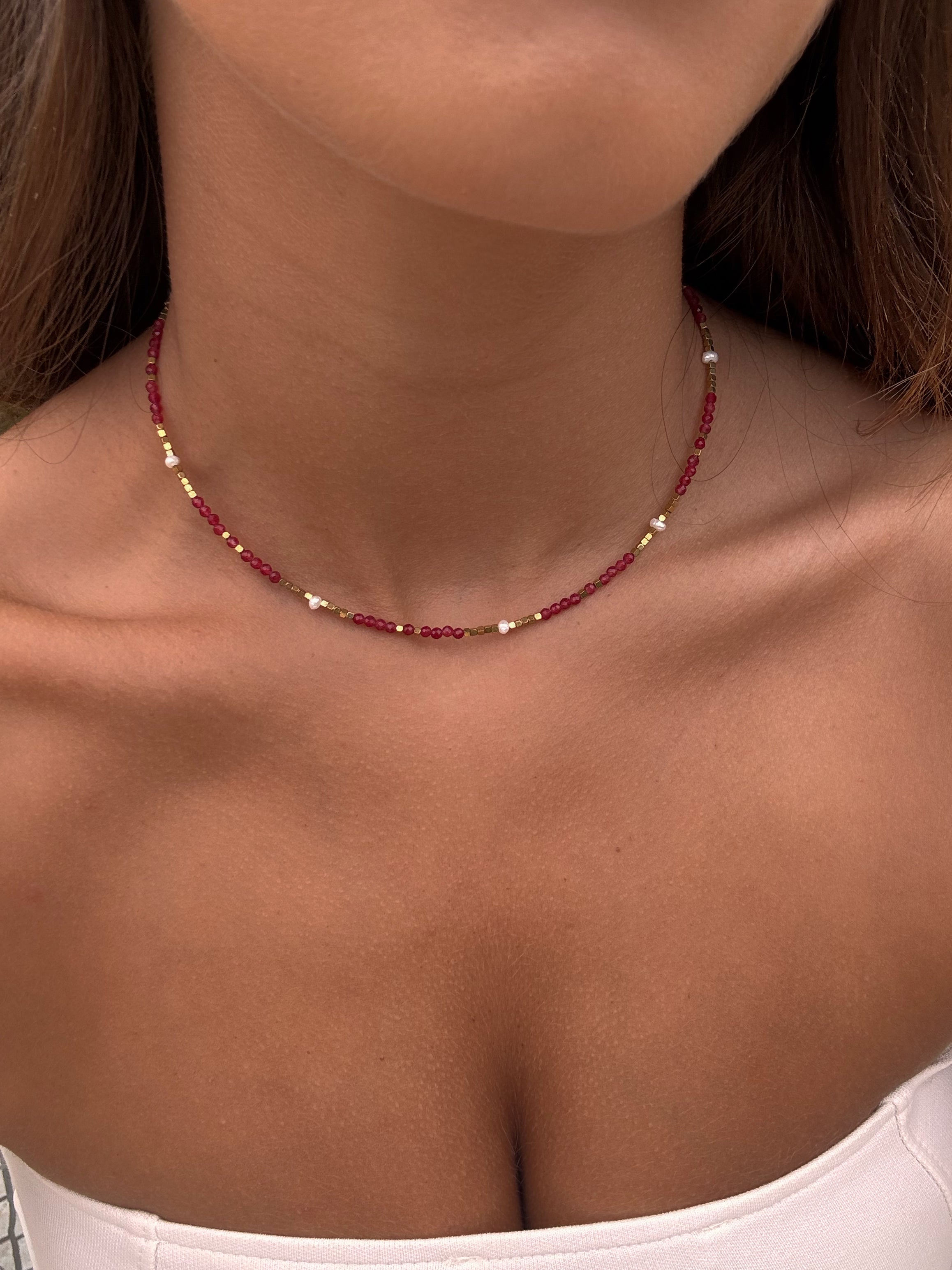 collier en pierres naturelles pour femmes