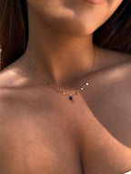 Collier fin en acier inoxydable pour femmes