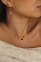 collier grenat vertus