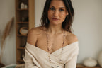 collier long pierres