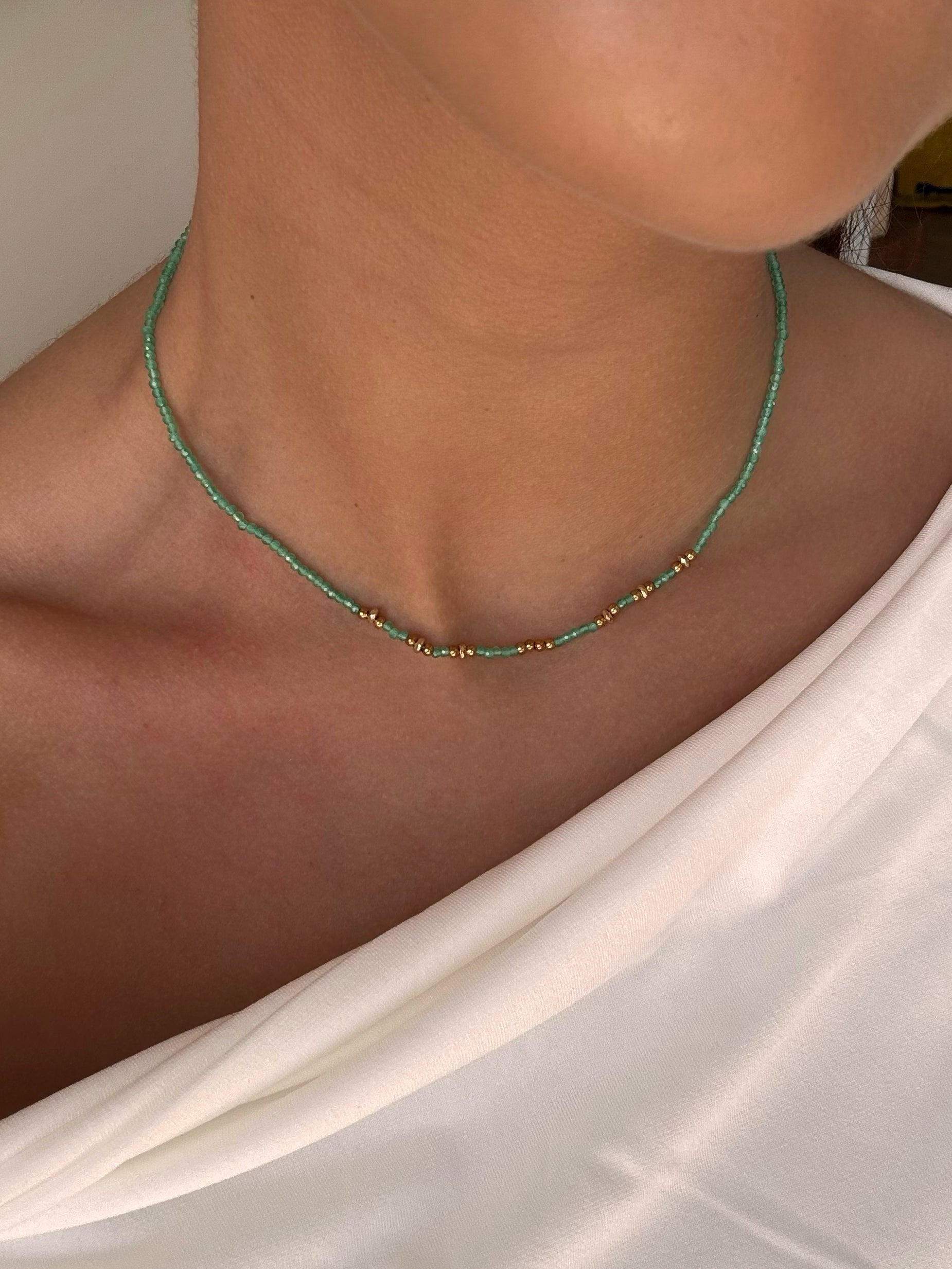 Collier coloré en acier inoxydable en soldes