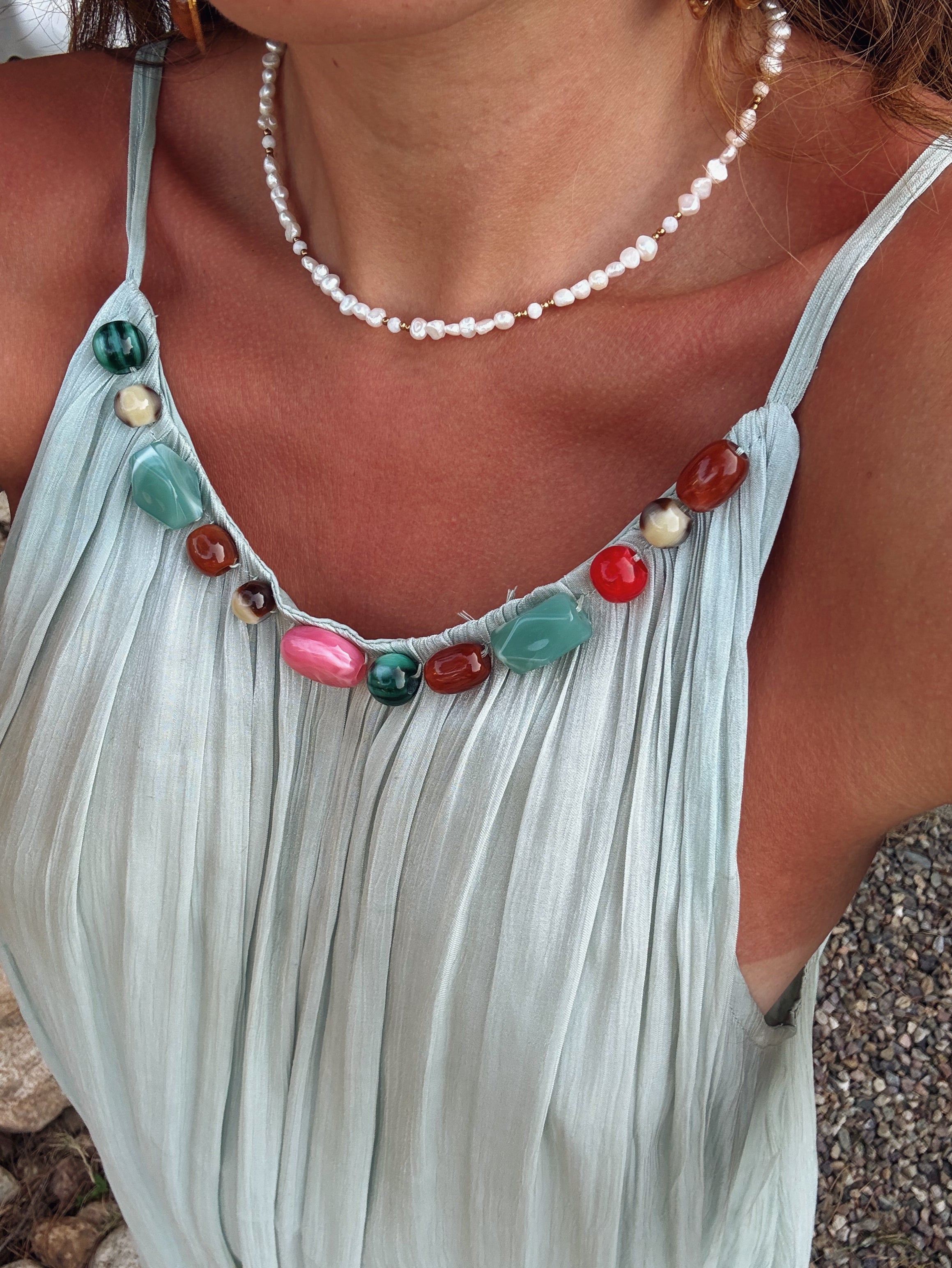 collier perle d'eau douce