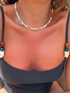 collier perle femme