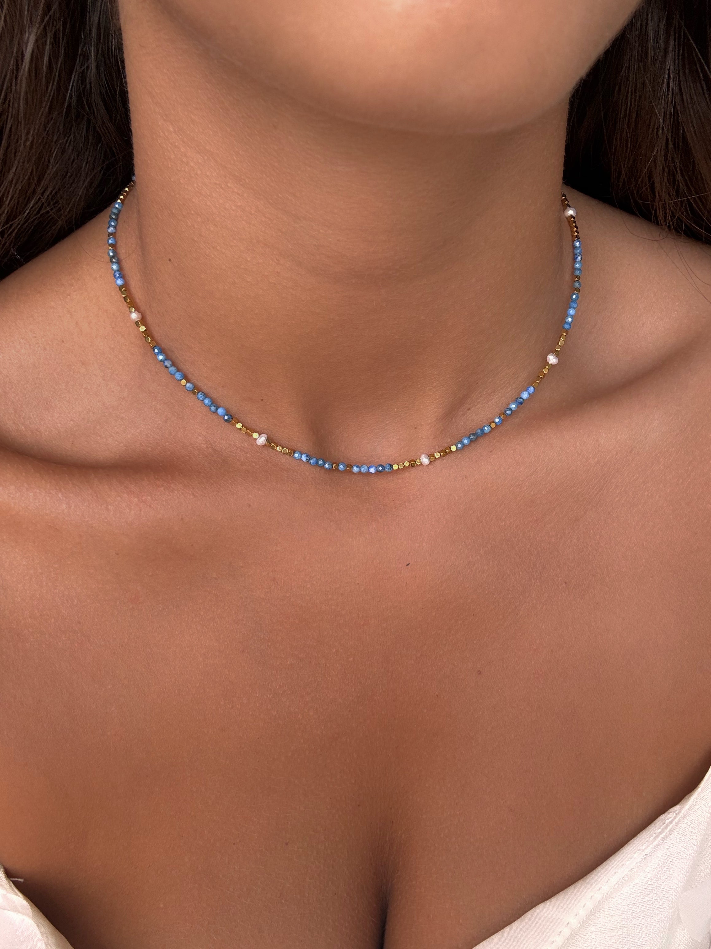 Collier coloré en acier inoxydable