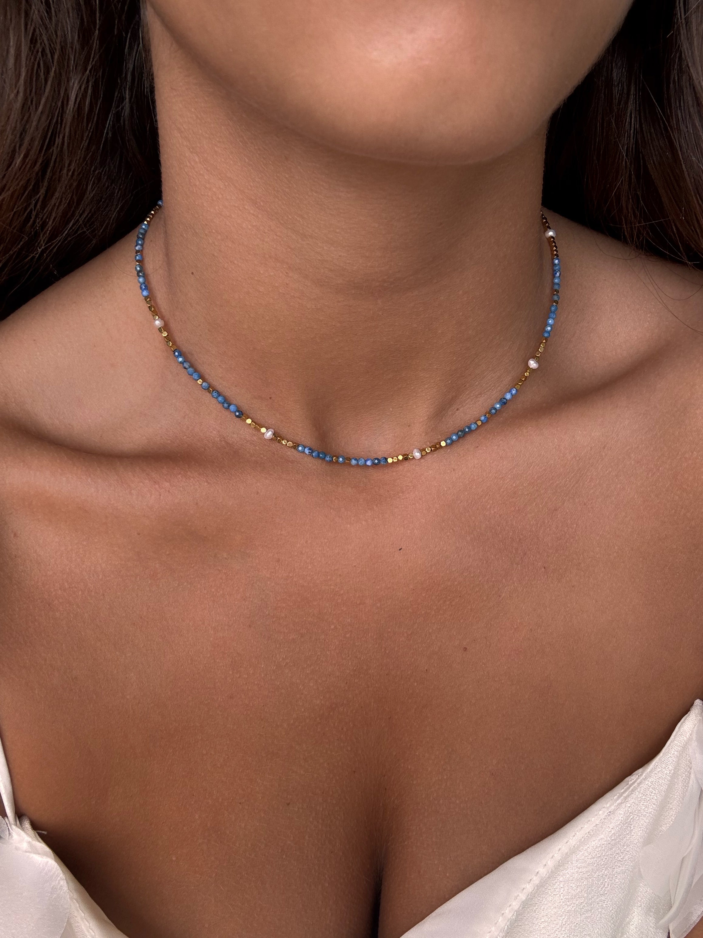 Collier coloré en acier inoxydable