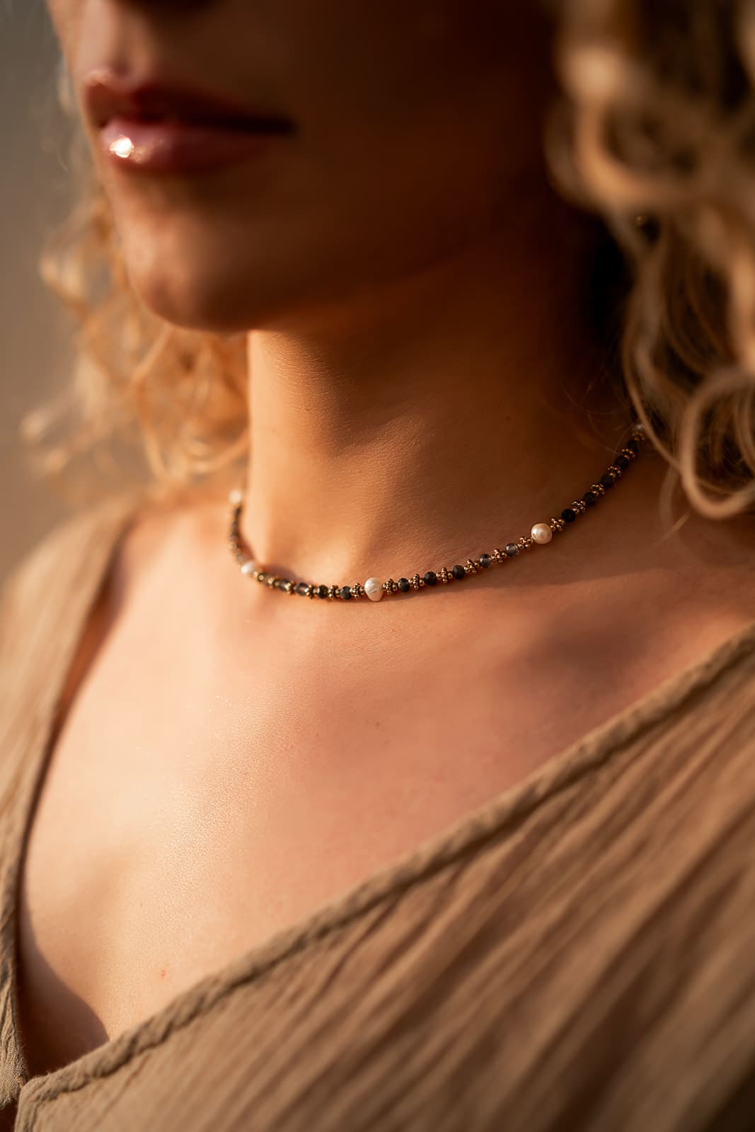 collier pierres naturelles