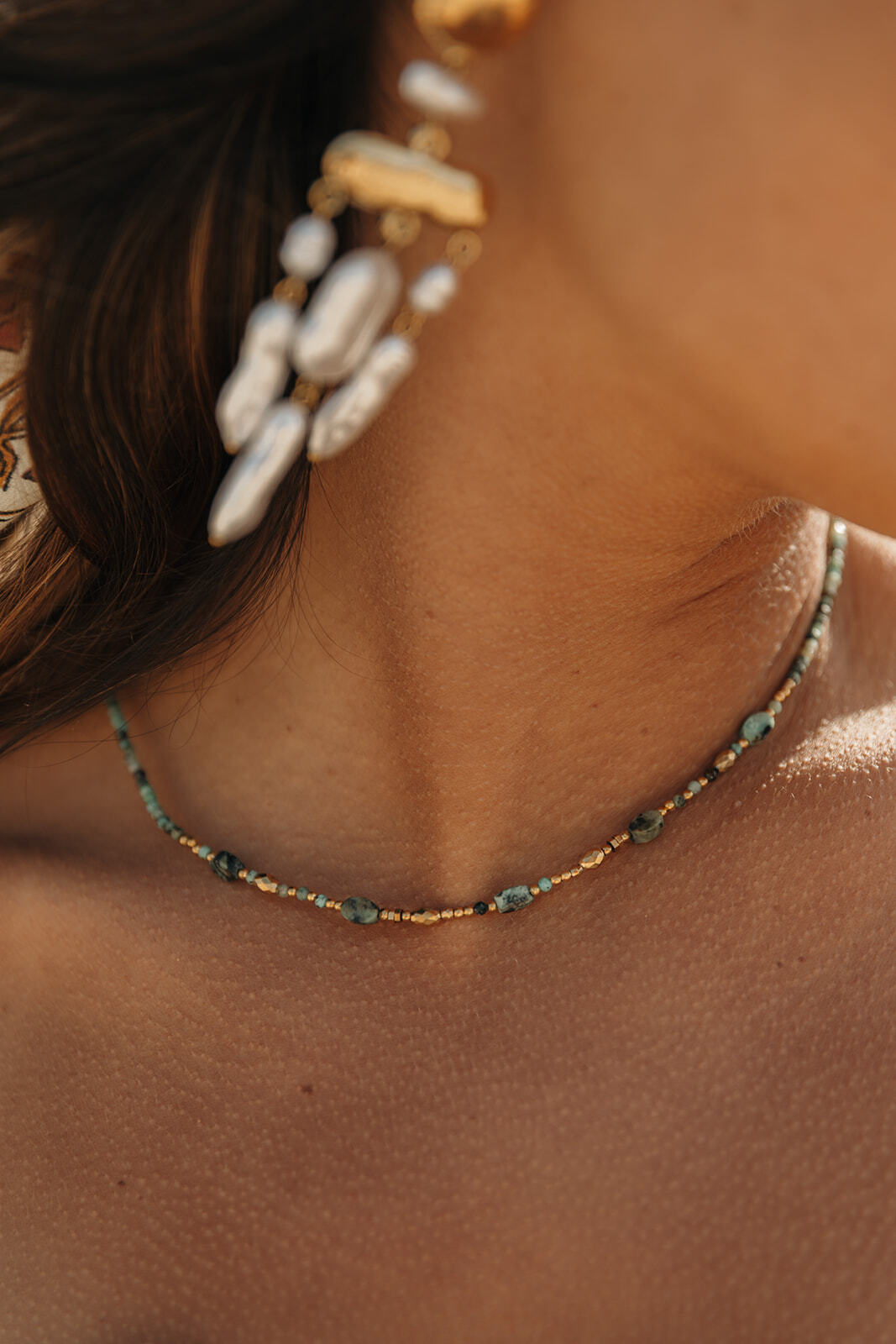 colliers turquoise africaine 