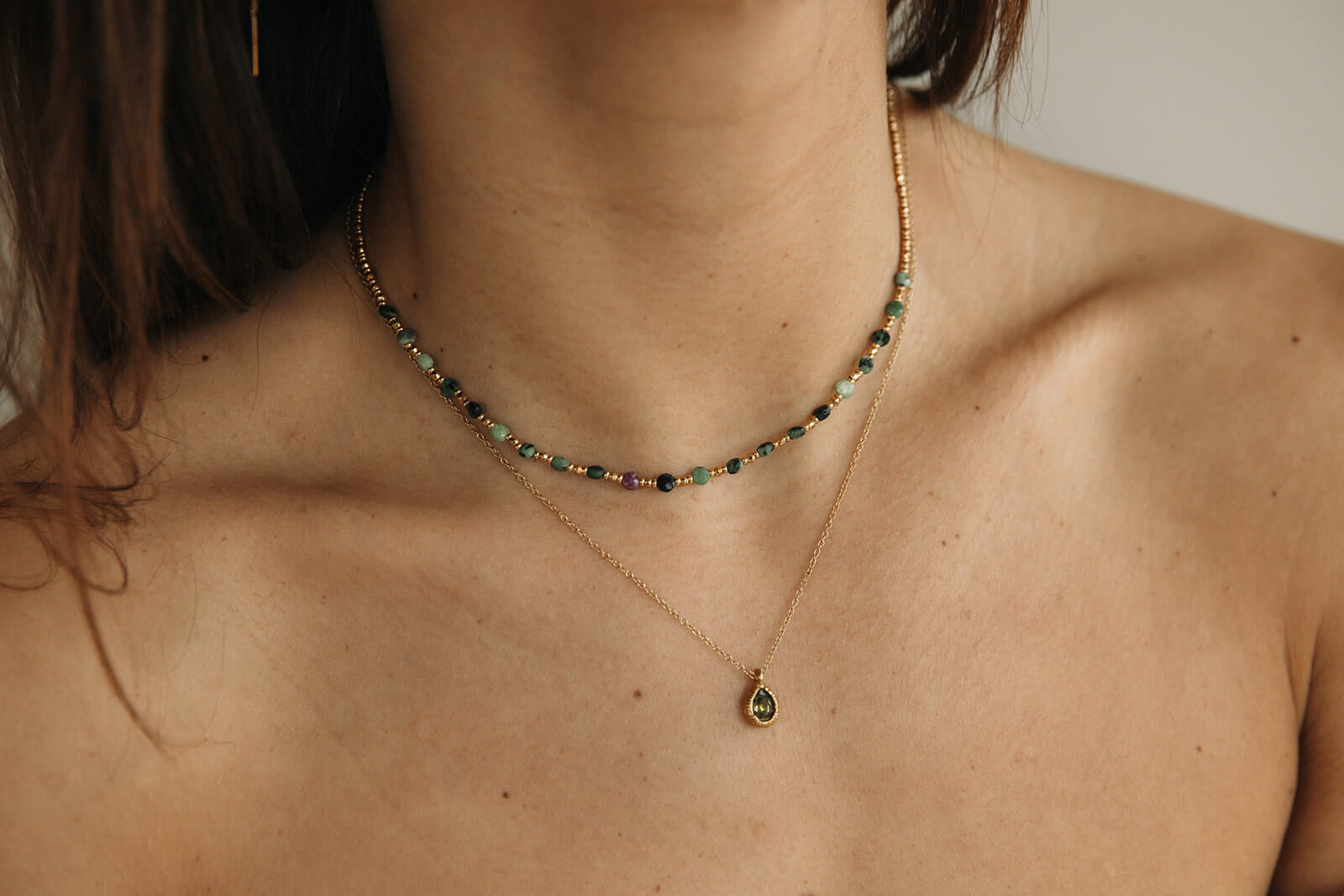 collier turquoise africaine