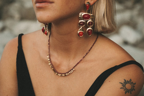 colliers en perles