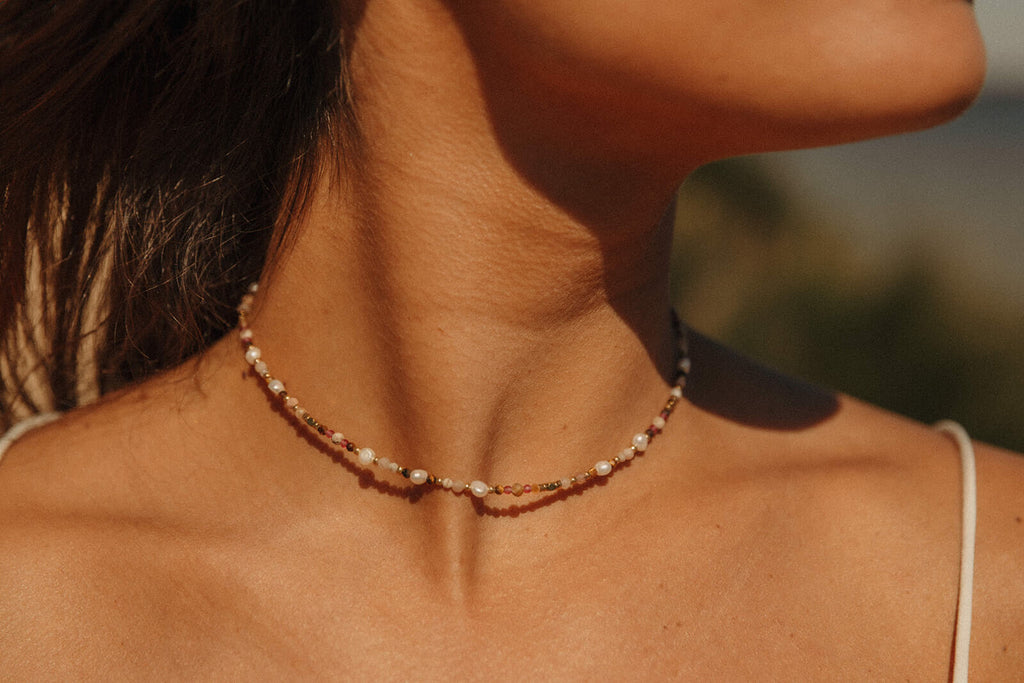 colliers en perles