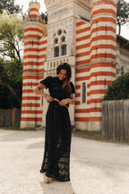 ensemble en transparence noir 