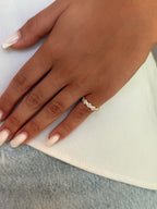 pinky rings à strass