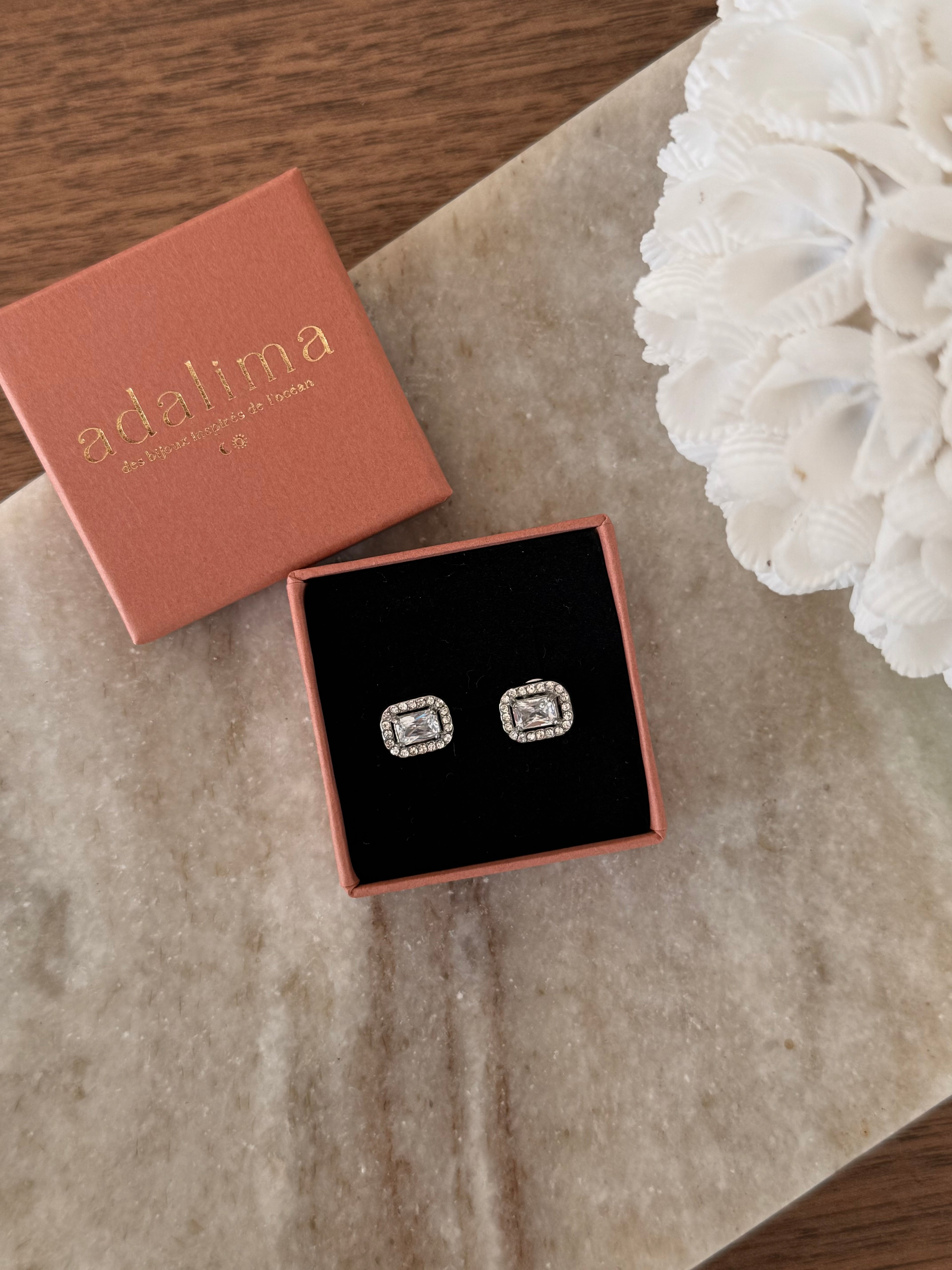 boucles d'oreilles acier inoxydable pour femmes
