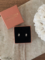 puces d'oreille tendance pour femmes en acier inoxydable