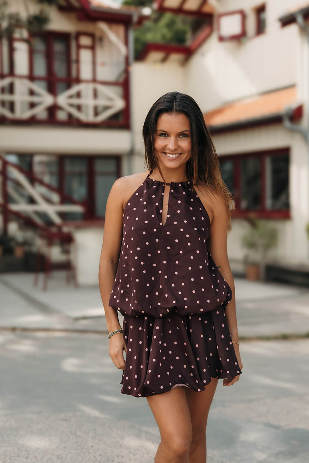 robe courte à pois tendance mode 2026