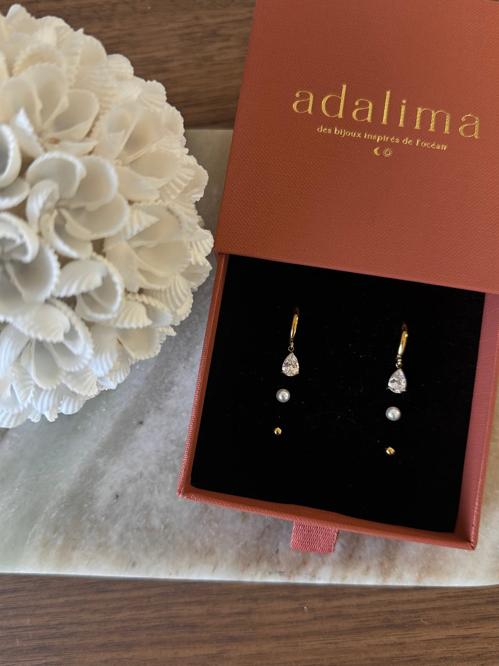 TRIO BOUCLES D'OREILLES ALYA